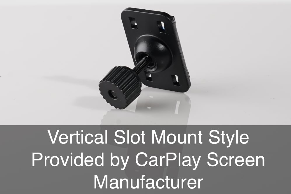 Example of a Vertical Quad Slot Mount Style Provided by CarPlay Screen Manufacturer
